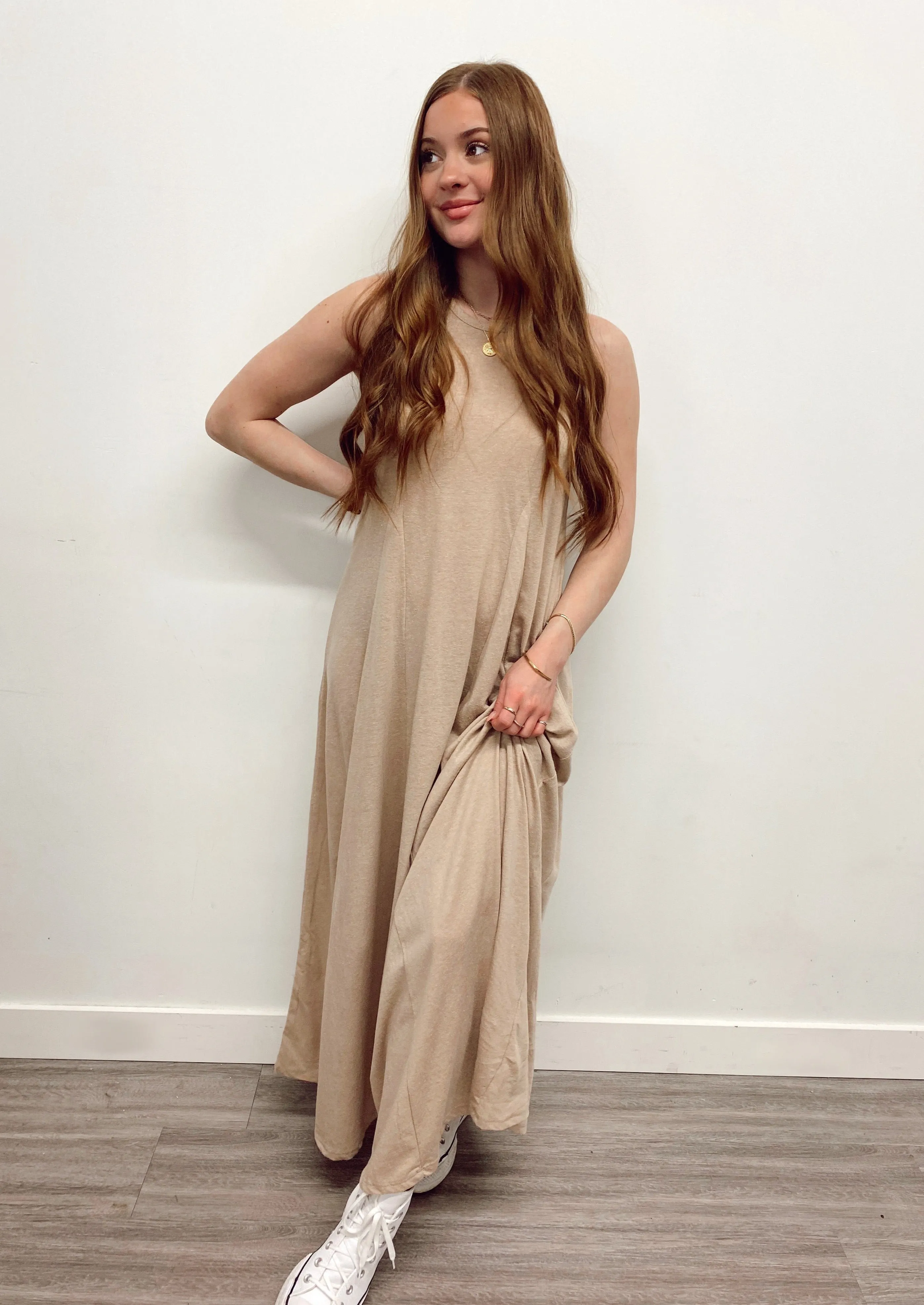 Varley Triblend Midi Dress sold by Bella Chic product image thumbnail 4