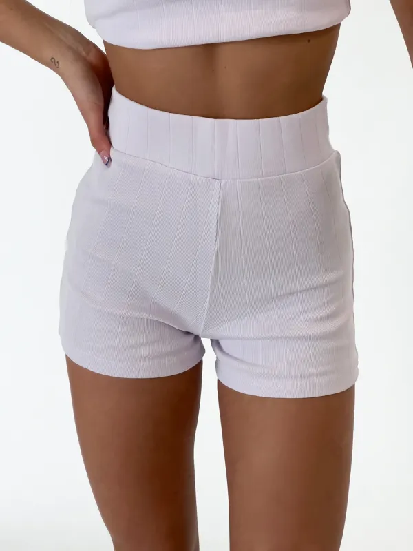 Addi High Waist Short | Orchid Hush sold by Bella Chic