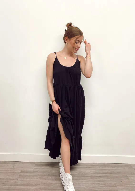 Lido Slub Maxi Dress sold by Bella Chic