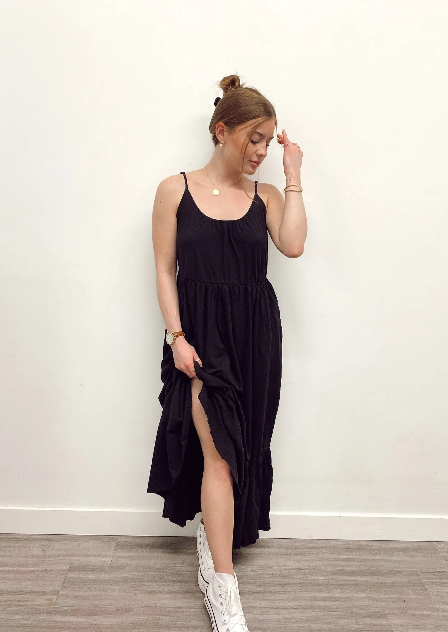 Lido Slub Maxi Dress sold by Bella Chic