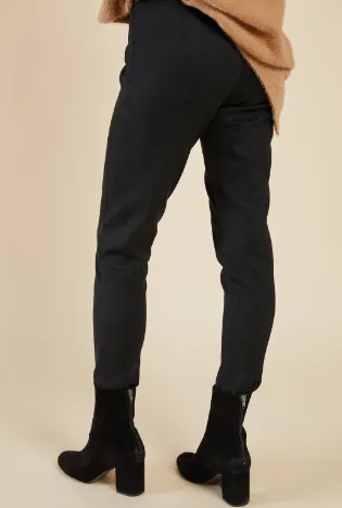 Sadie & Sage Emmy Suede Leggings | Black sold by Bella Chic product image thumbnail 3
