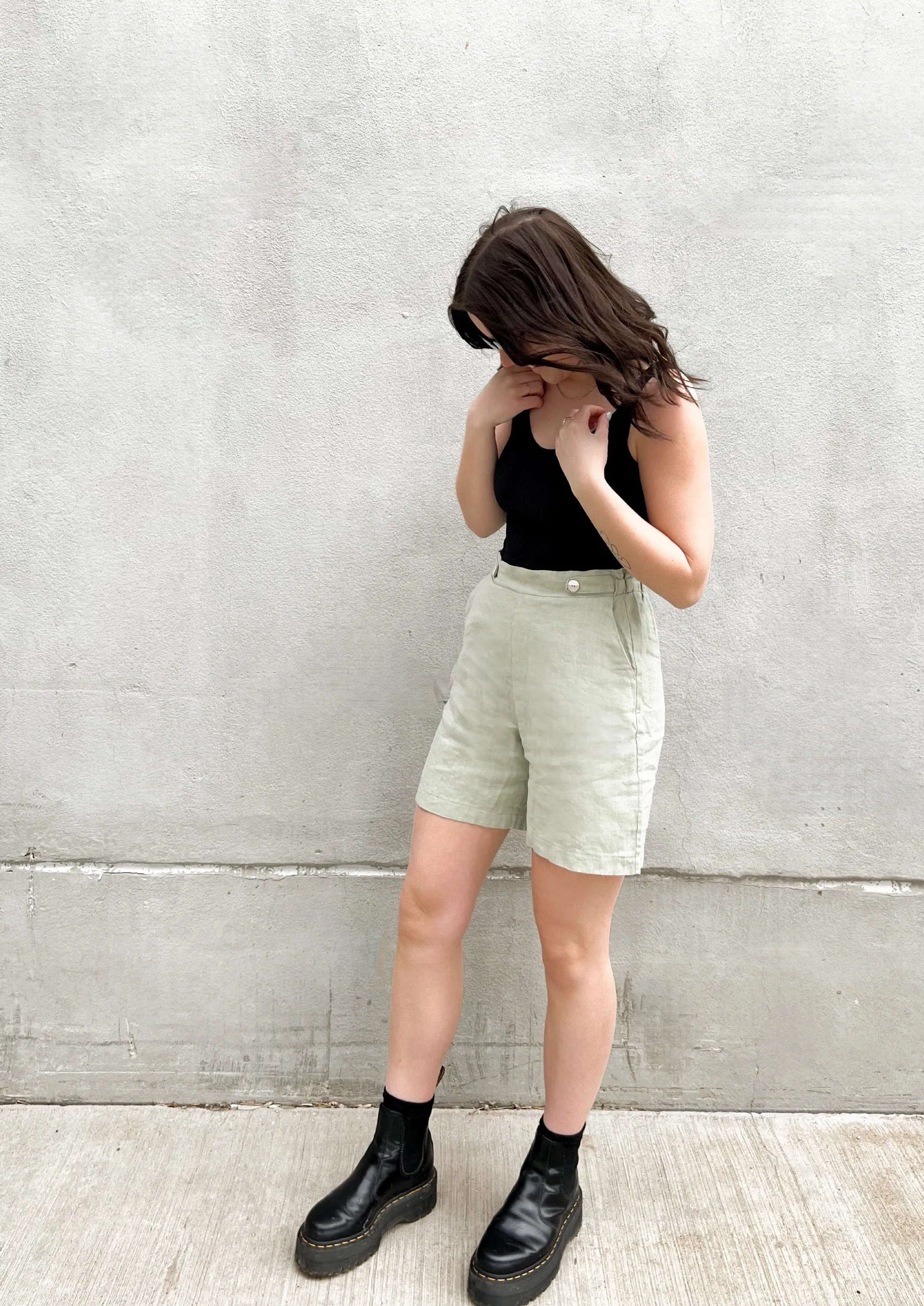 Dahana Short | Green Tea sold by Bella Chic