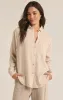 The Perfect Linen Stripe Top sold by Bella Chic