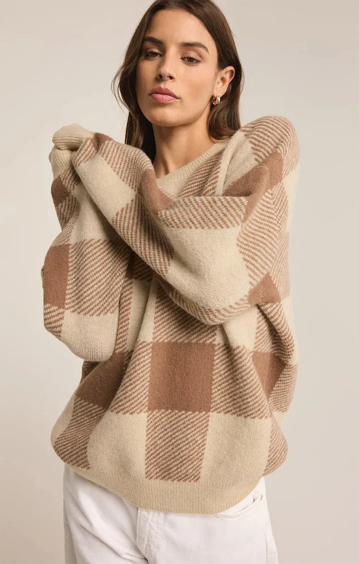 Check You Later Plaid Sweater sold by Bella Chic product image thumbnail 2