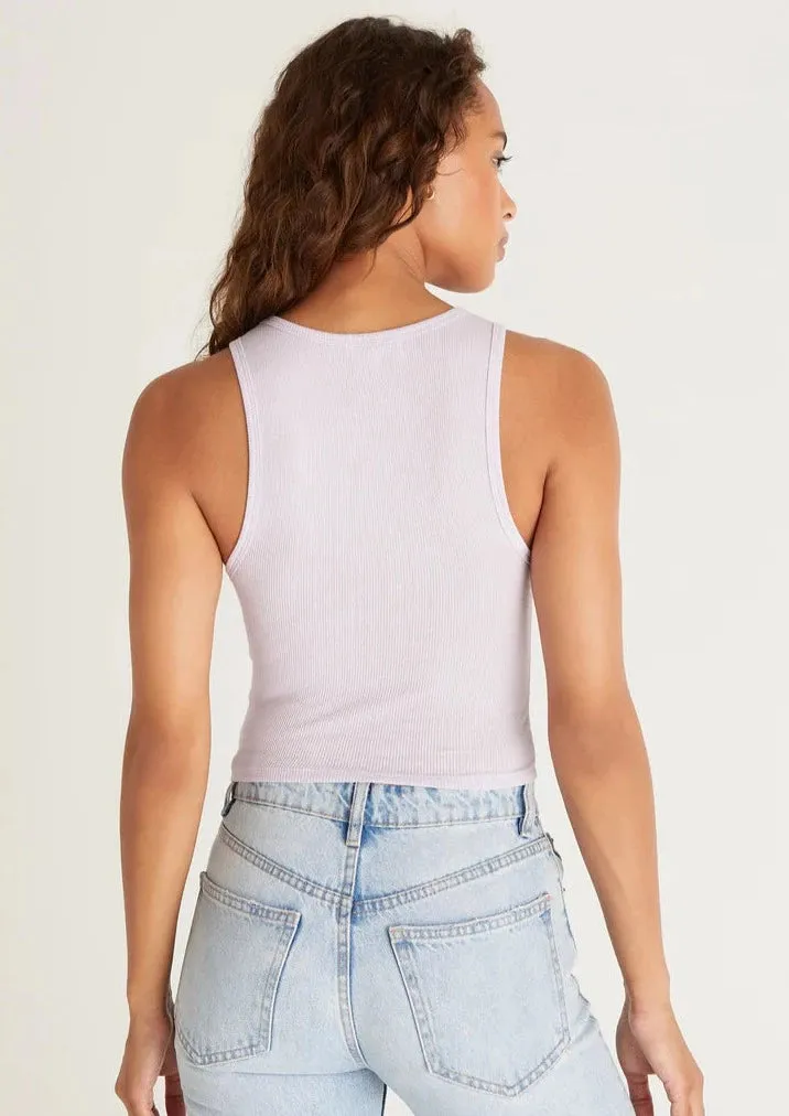 Hannah Cropped Rib Tank sold by Bella Chic product image thumbnail 3