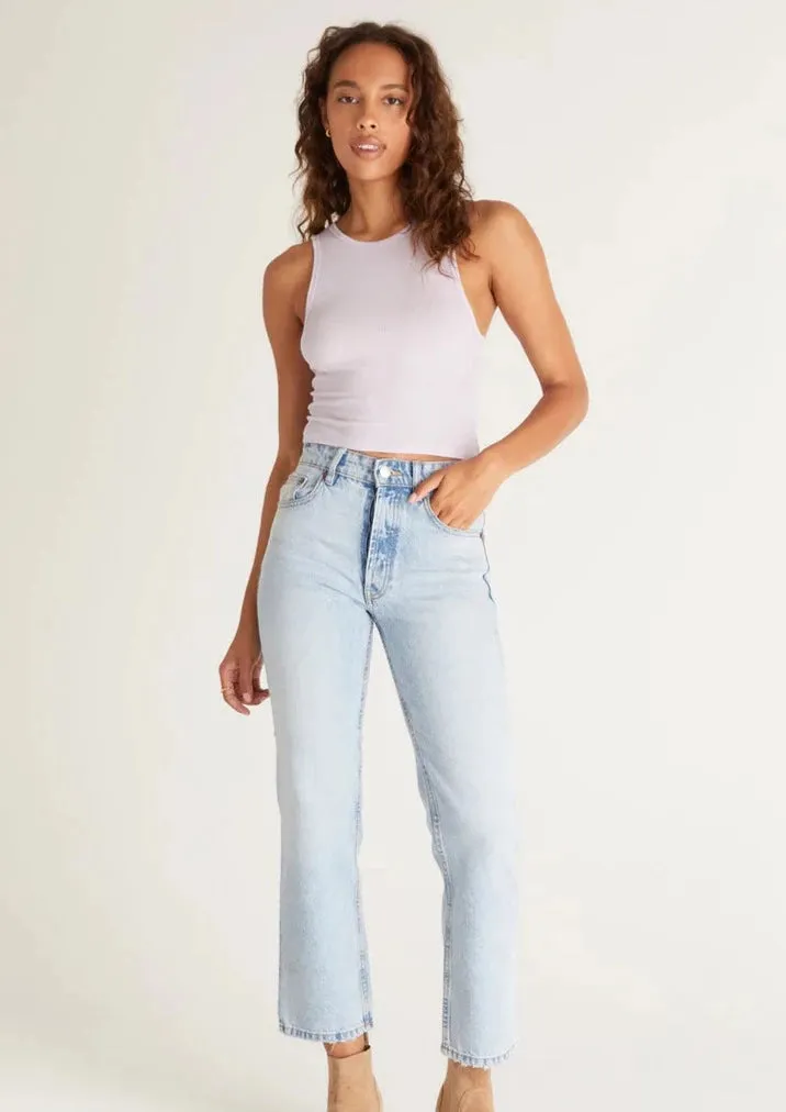 Hannah Cropped Rib Tank sold by Bella Chic product image thumbnail 4