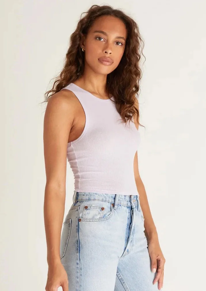 Hannah Cropped Rib Tank sold by Bella Chic product image thumbnail 2