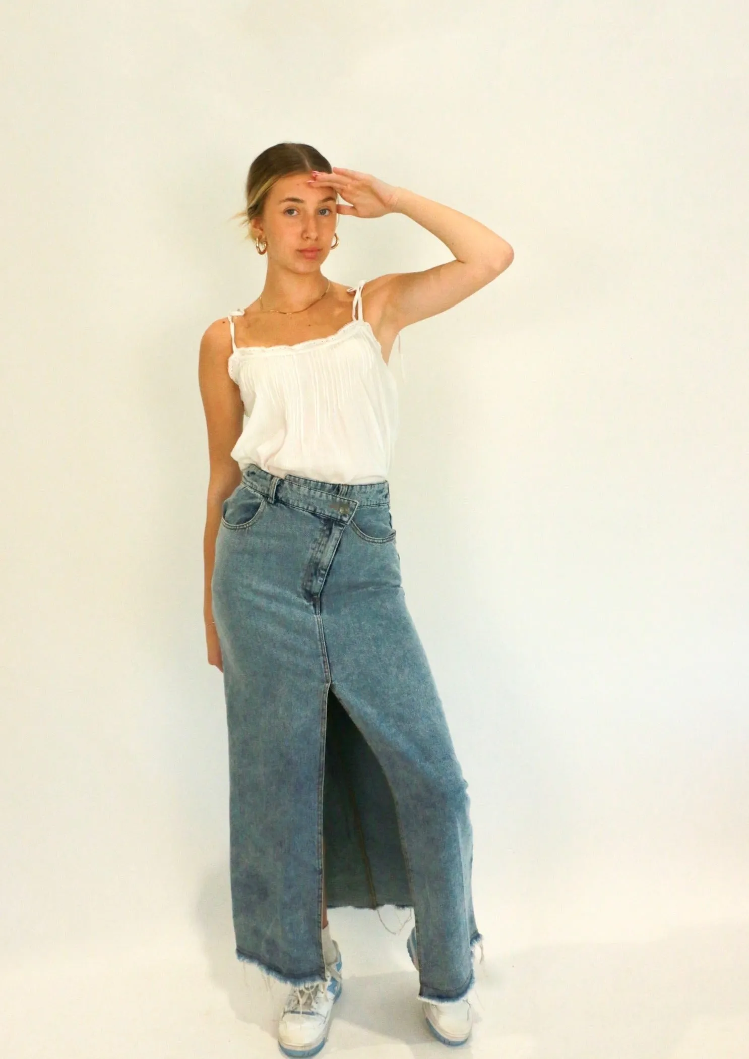 Nova Maxi Skirt | Denim sold by Bella Chic product image thumbnail 2