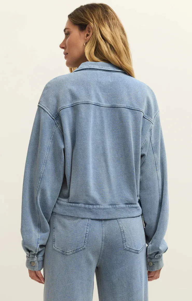 Heritage Knit Denim Jacket sold by Bella Chic product image thumbnail 2