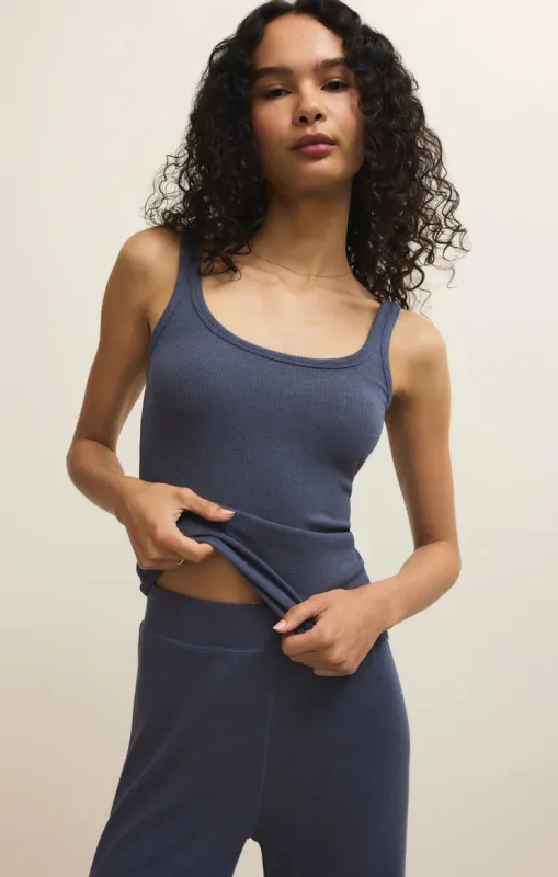 Renae Rib Tank Top sold by Bella Chic