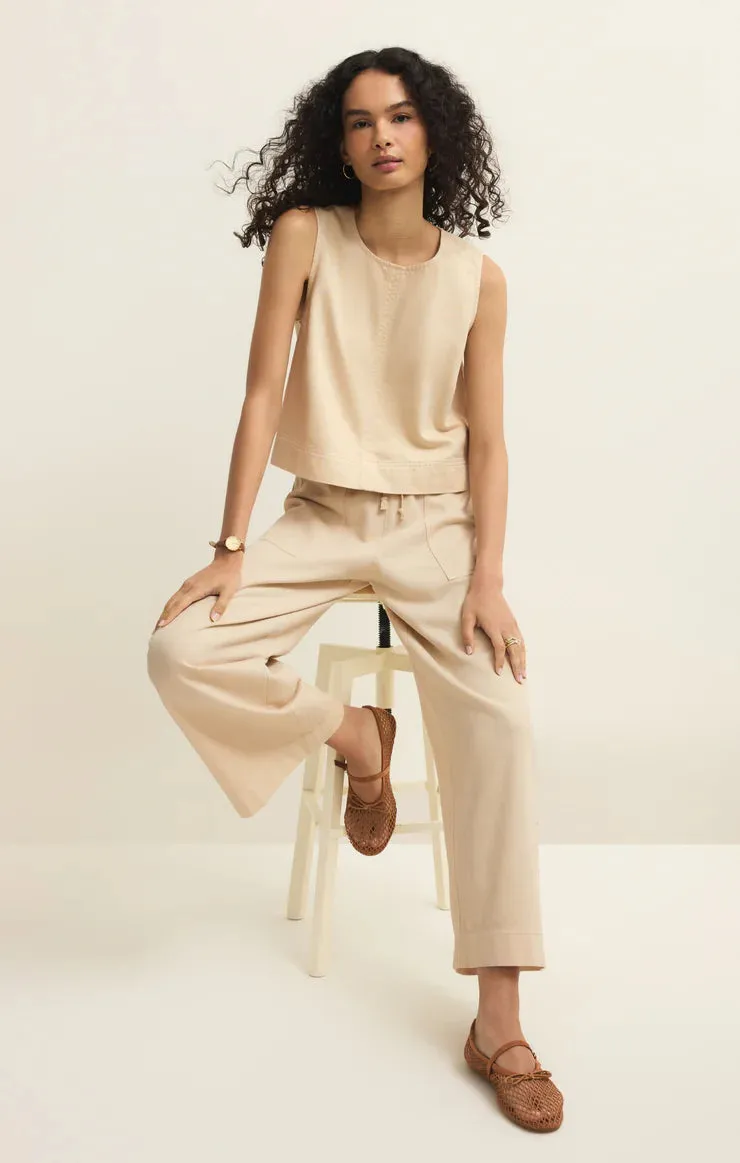 Daycation Twill Ankle Pant sold by Bella Chic product image thumbnail 4