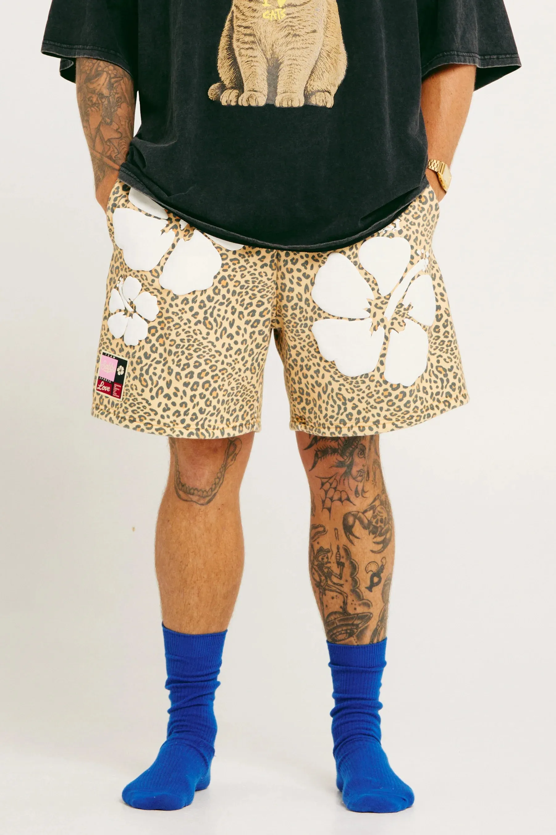 The Happy Hibiscus Leopard Shorts sold by Bella Chic product image thumbnail 2
