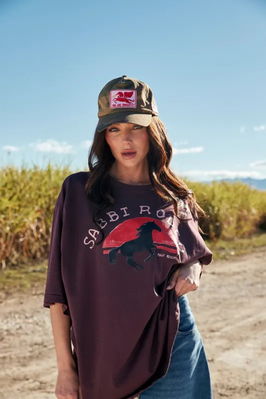 The Very Oversized I Love Country Music Tee made by Bella Chic