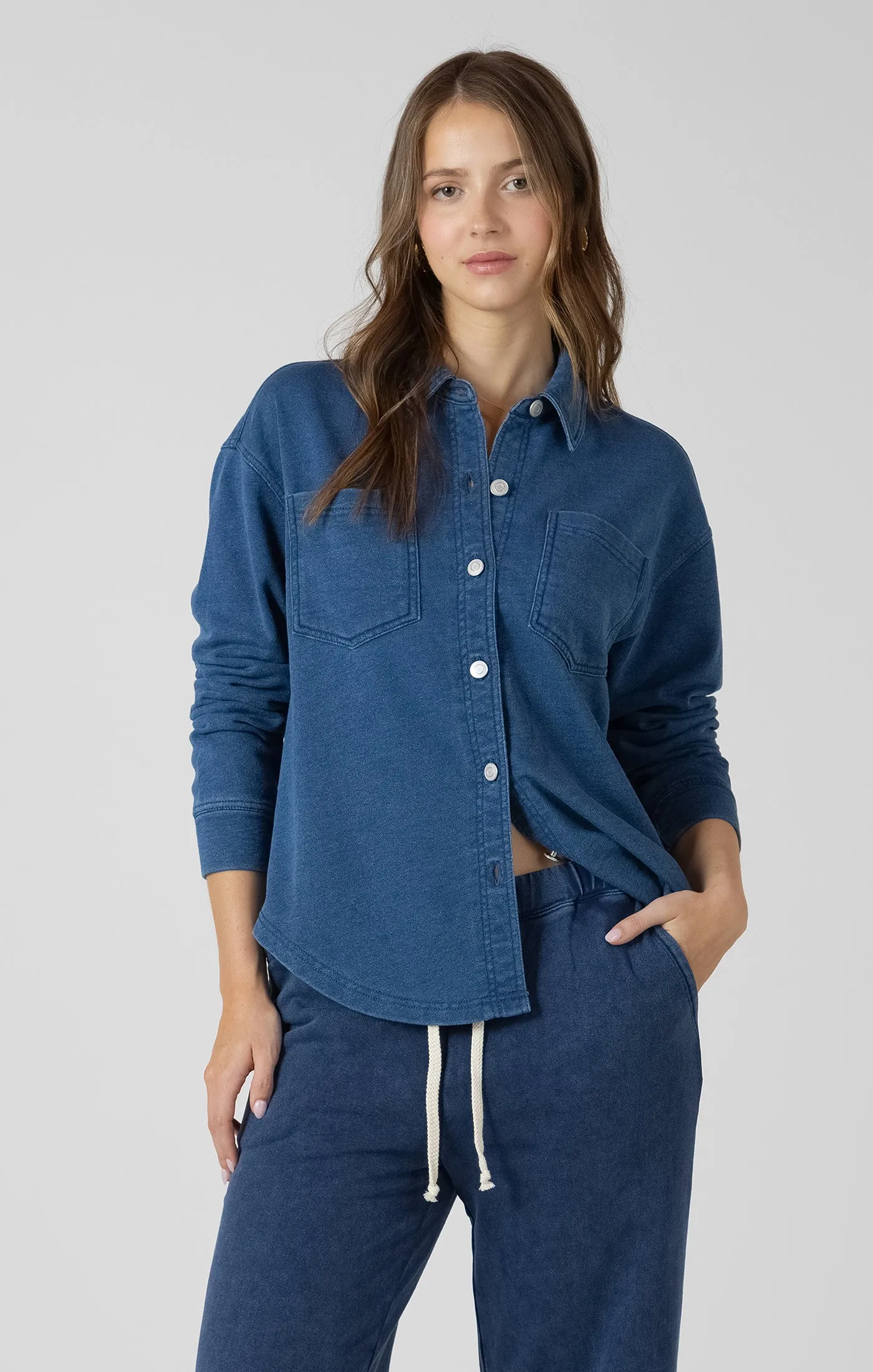 Washed Knit Shirt sold by Bella Chic product image thumbnail 4