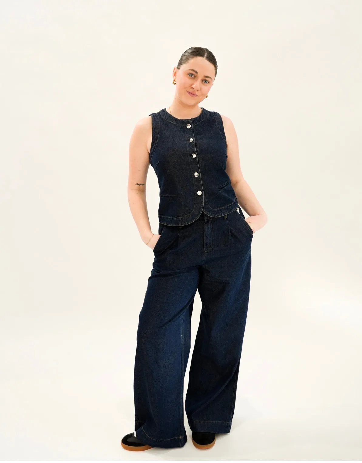 Light Weight Denim Pant sold by Bella Chic product image thumbnail 5