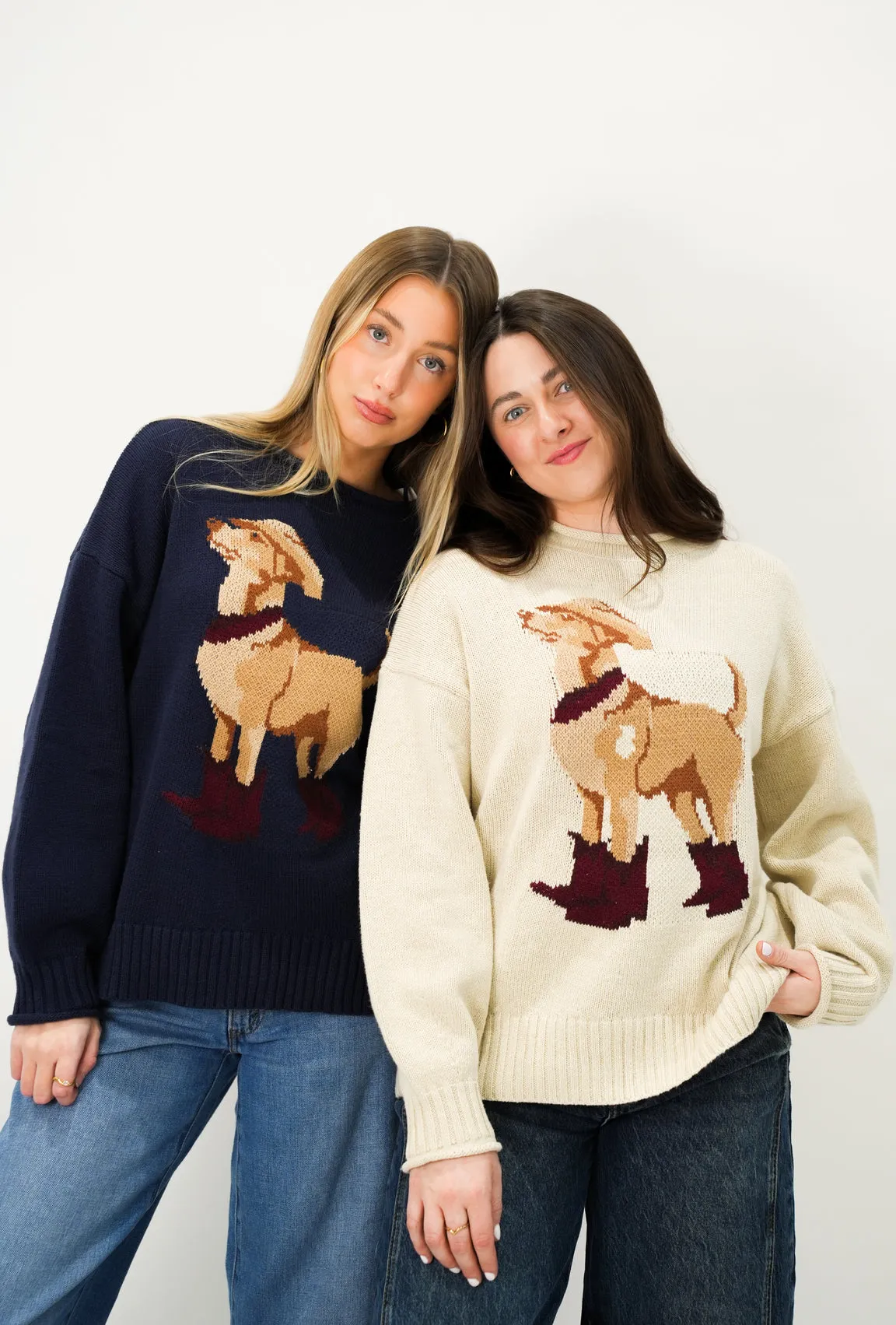 Western Pup Sweater sold by Bella Chic