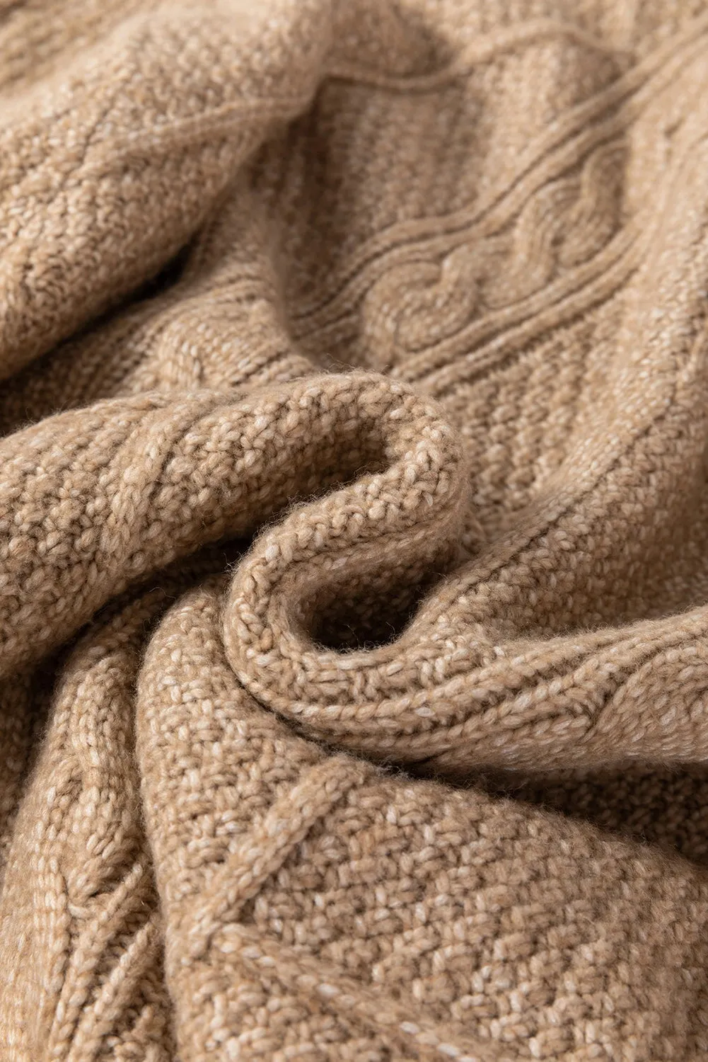 Cable Knit Sweater Dress sold by Bella Chic product image thumbnail 4