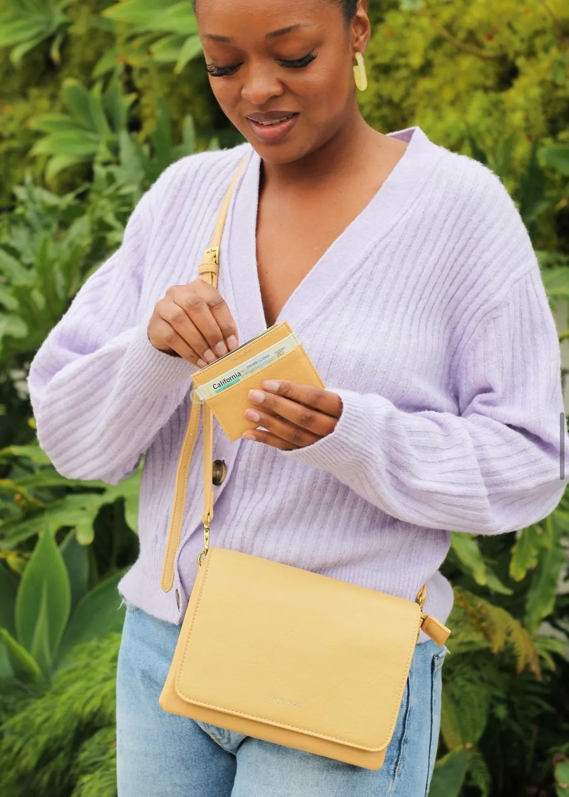 Alex Card Holder | Lemonade Pebble sold by Bella Chic product image thumbnail 2