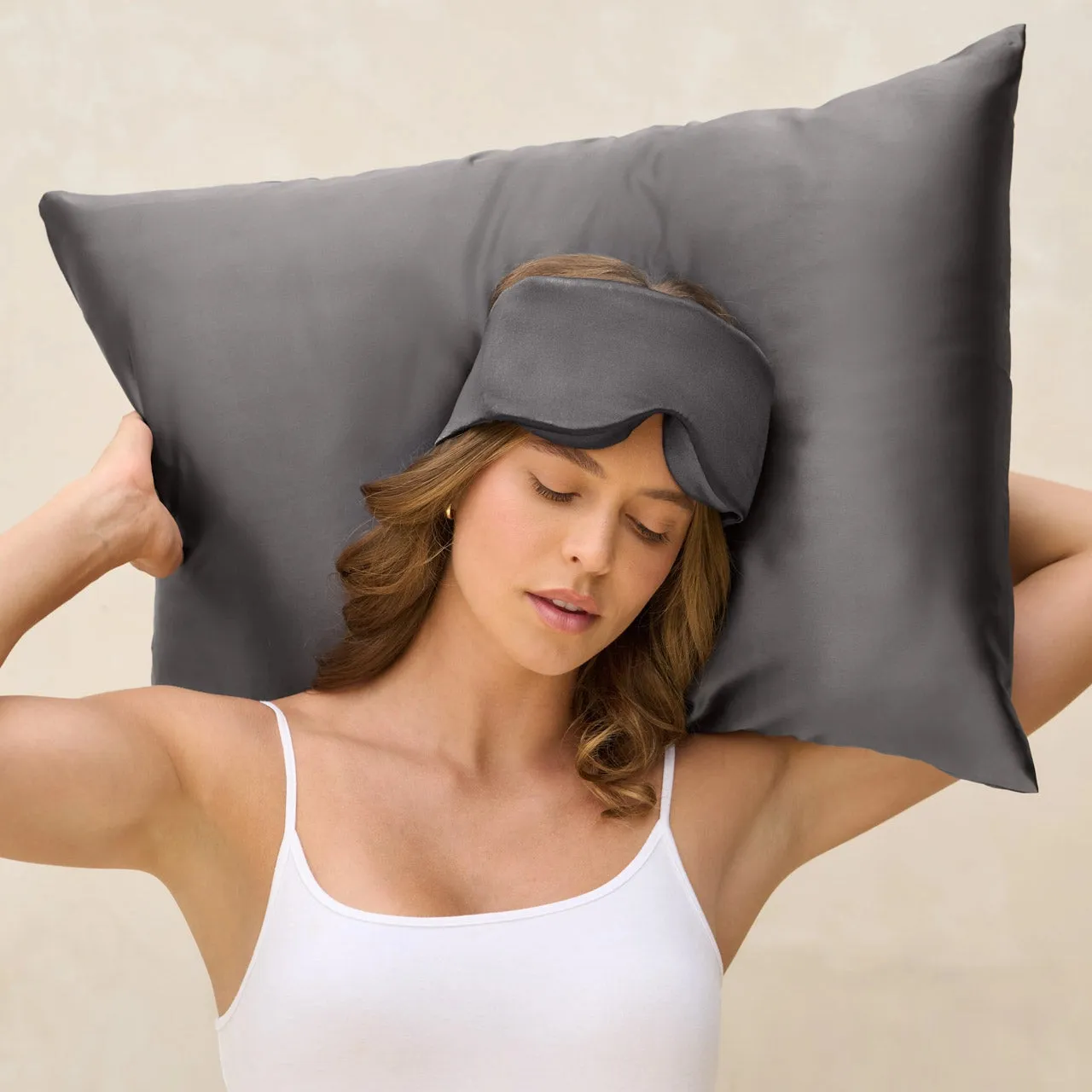 Charcoal Contour Pillow Eye Mask sold by Bella Chic product image thumbnail 4