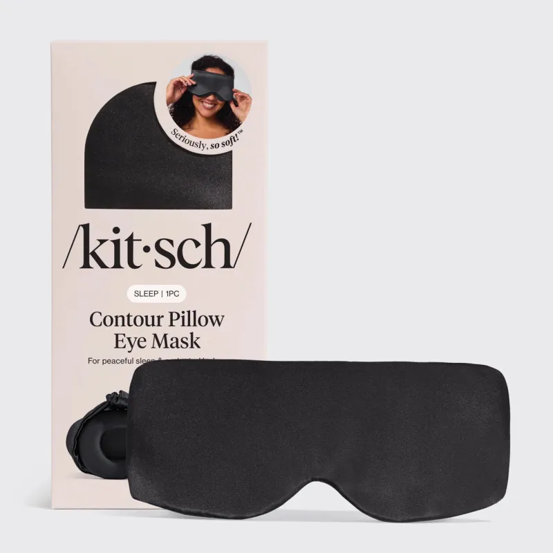 Charcoal Contour Pillow Eye Mask made by Bella Chic