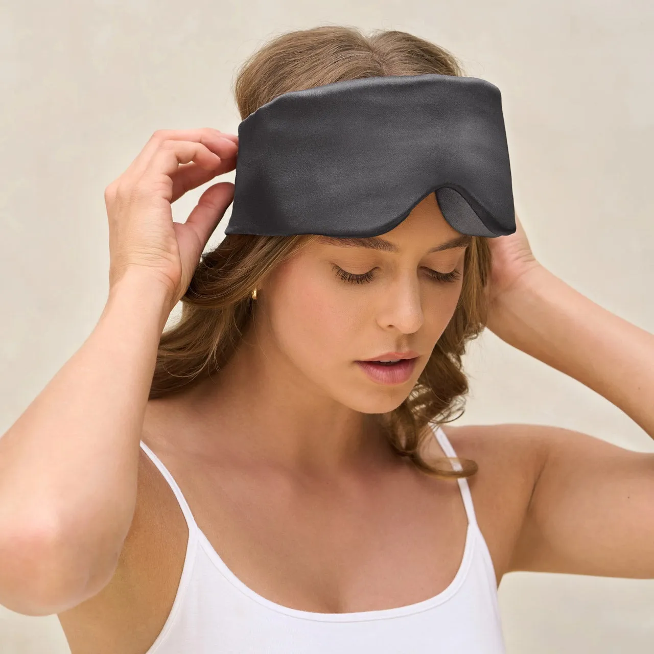 Charcoal Contour Pillow Eye Mask sold by Bella Chic product image thumbnail 2
