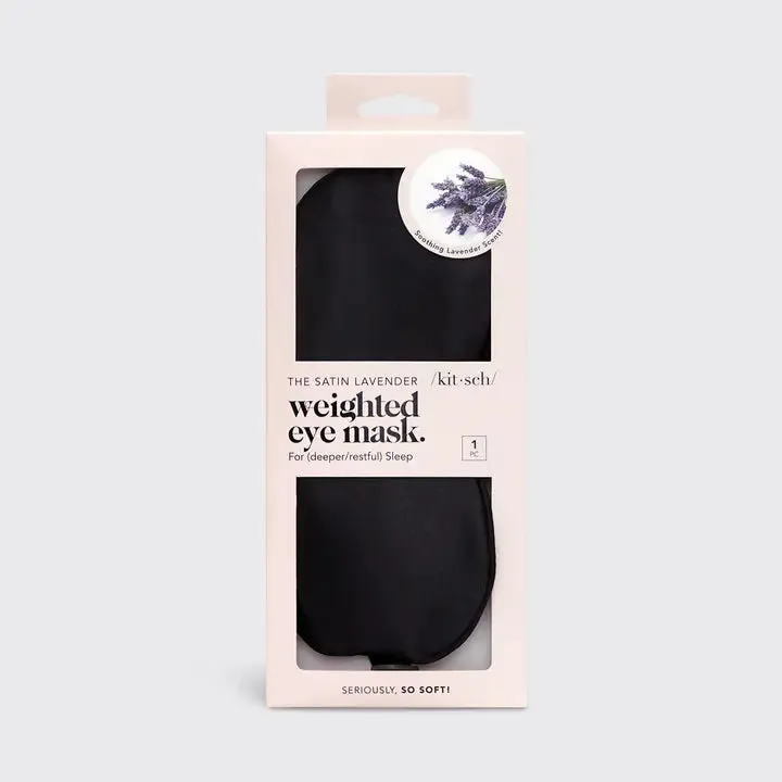Weighted Satin Lavender Eye Mask sold by Bella Chic product image thumbnail 2