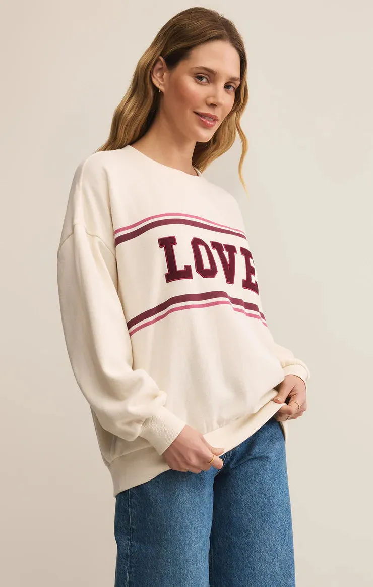 Oversized Love Sweatshirt sold by Bella Chic product image thumbnail 3