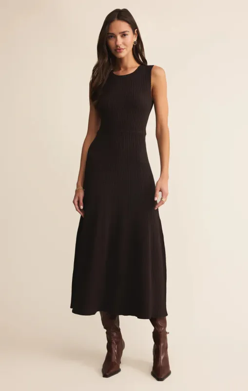 Elba Midi Ribbed Sweater Dress made by Z Supply