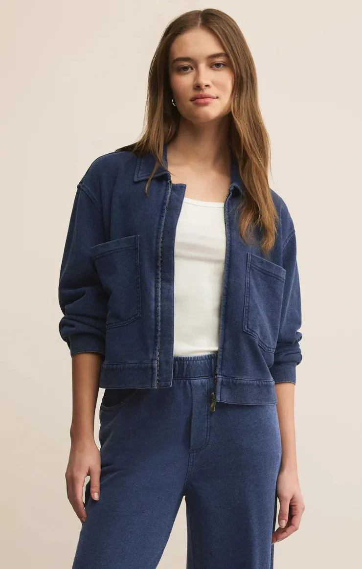 Heritage Knit Denim Jacket sold by Bella Chic product image thumbnail 2