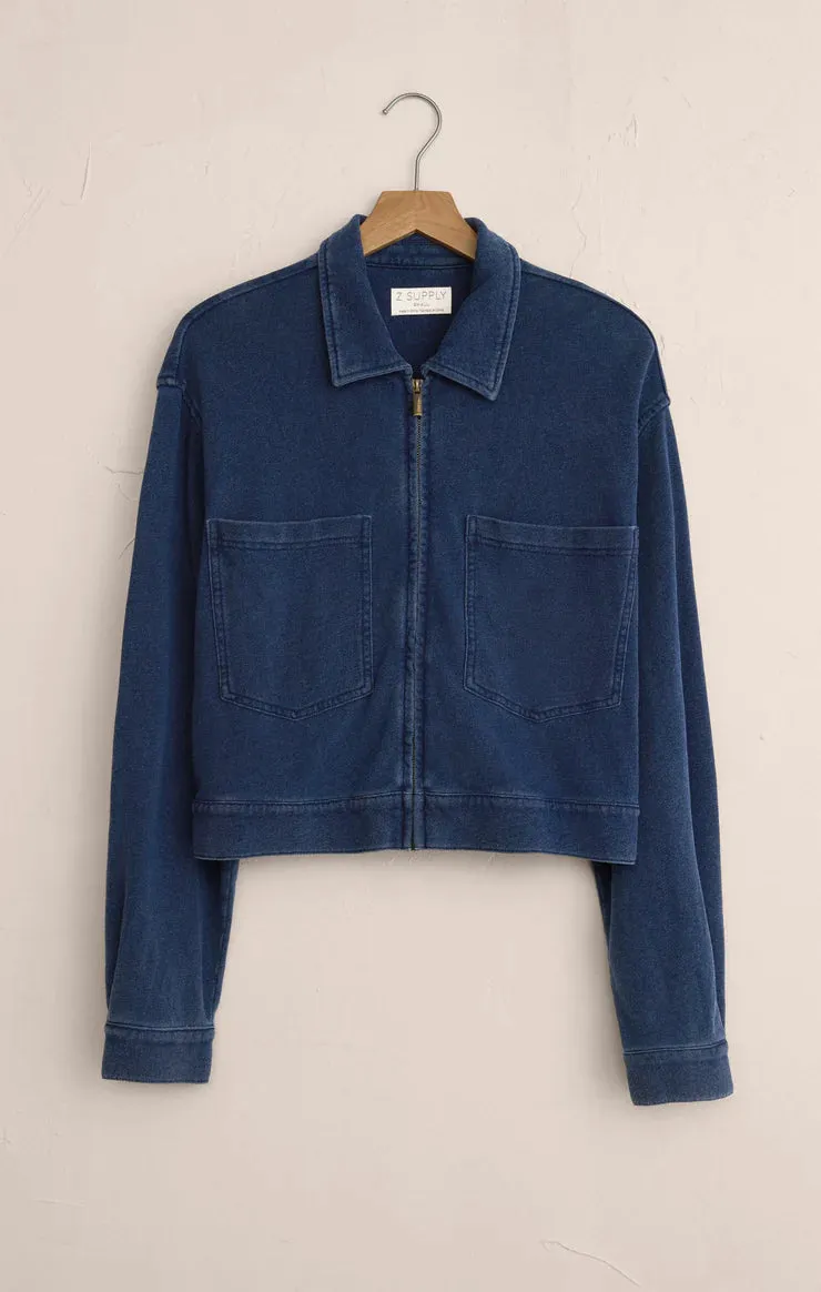 Heritage Knit Denim Jacket sold by Bella Chic product image thumbnail 5