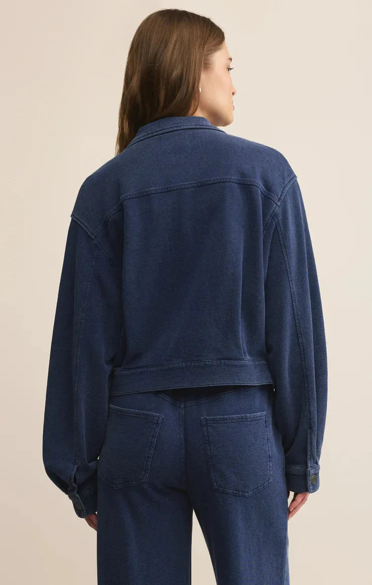 Heritage Knit Denim Jacket sold by Bella Chic product image thumbnail 3