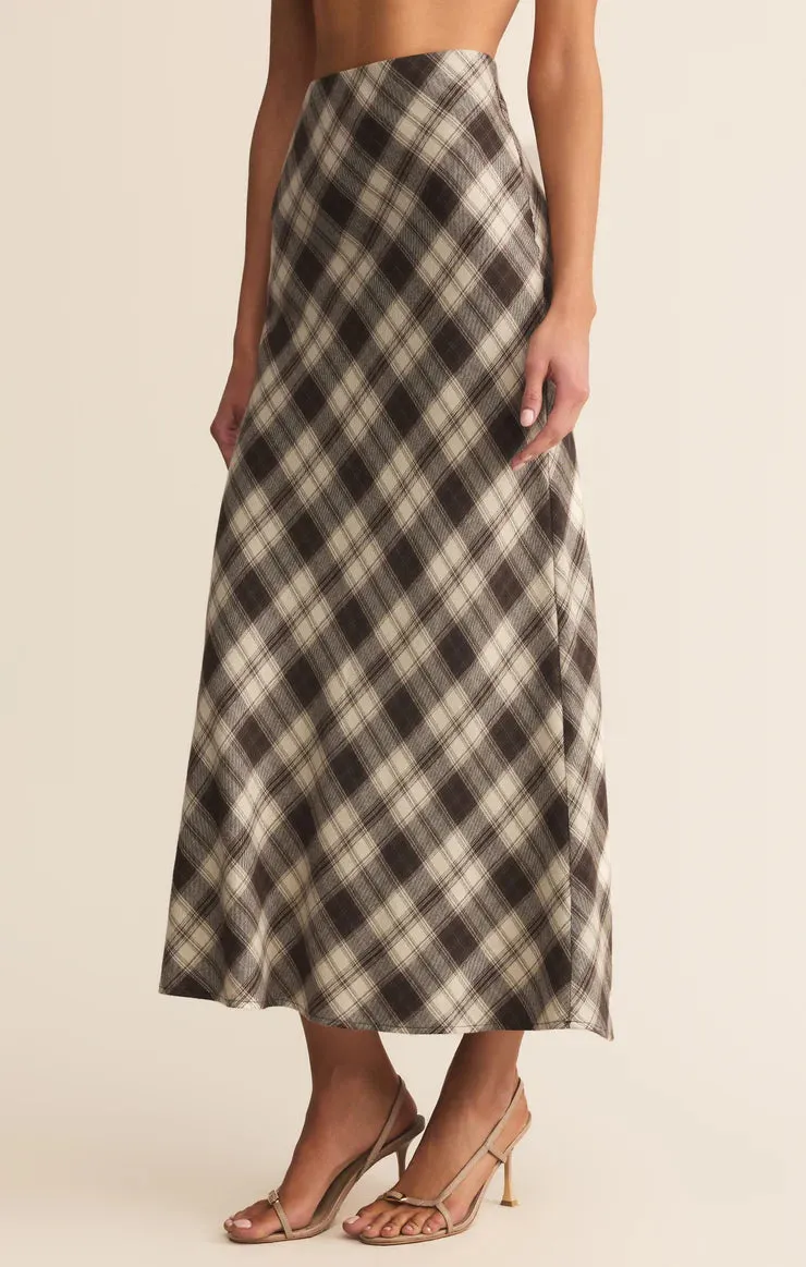Europa Plaid Midi Skirt sold by Bella Chic product image thumbnail 3