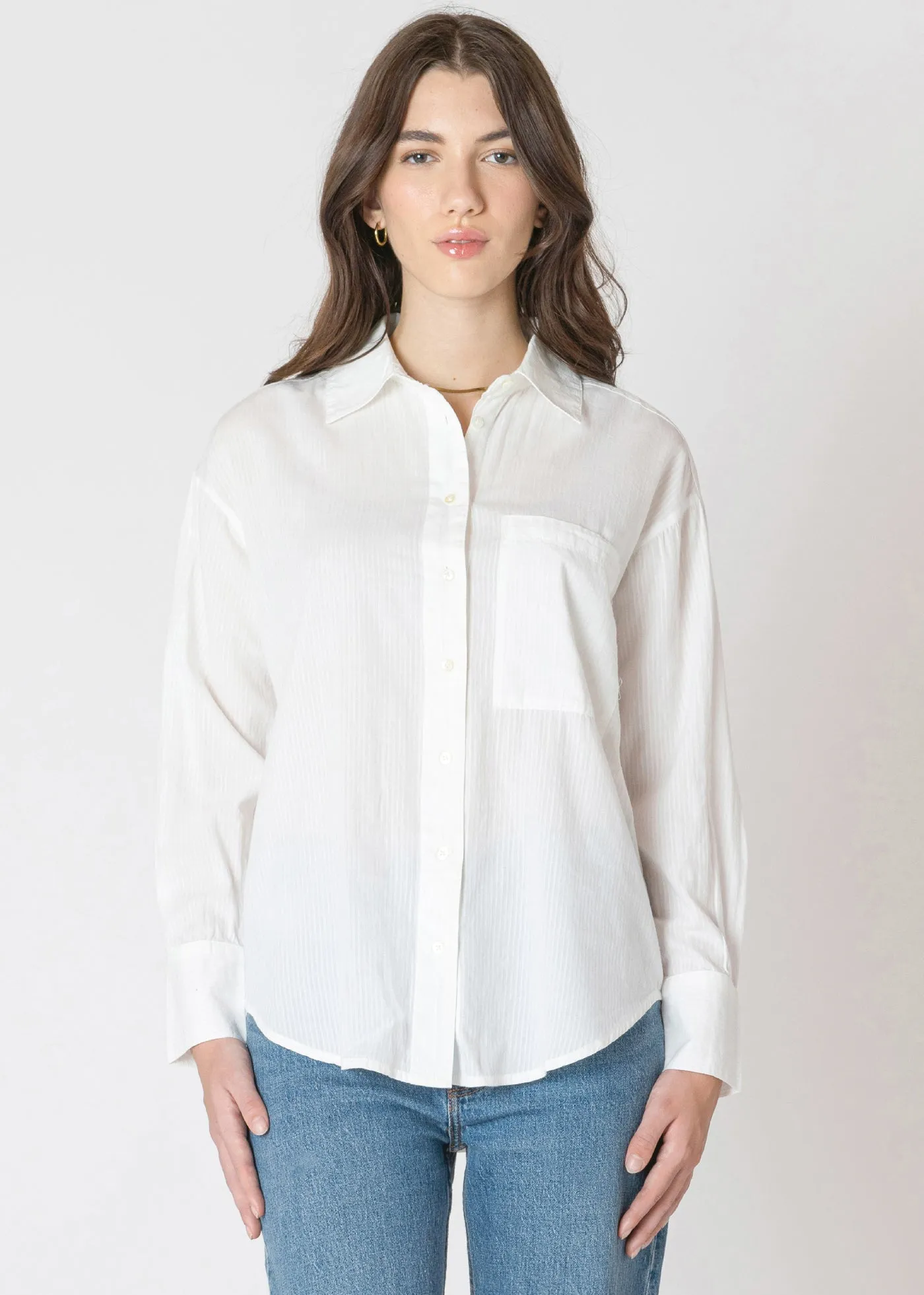 Textured Button Front Shirt sold by Bella Chic product image thumbnail 4