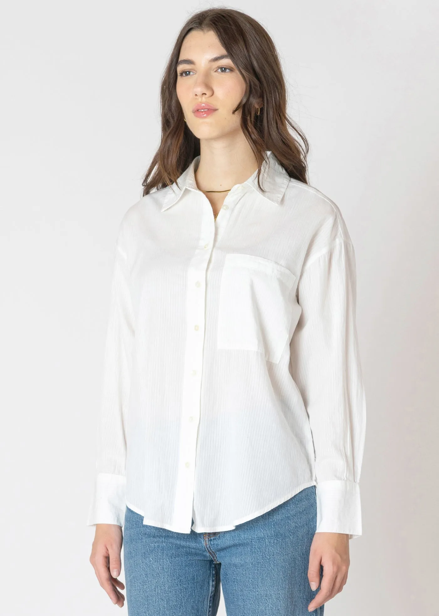 Textured Button Front Shirt sold by Bella Chic product image thumbnail 2