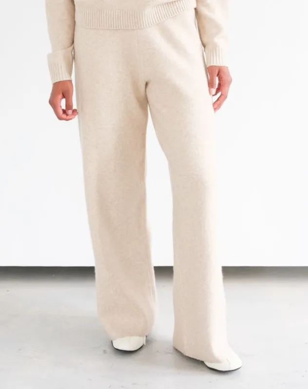 Knit Wide Leg Pant made by Brunette The Label
