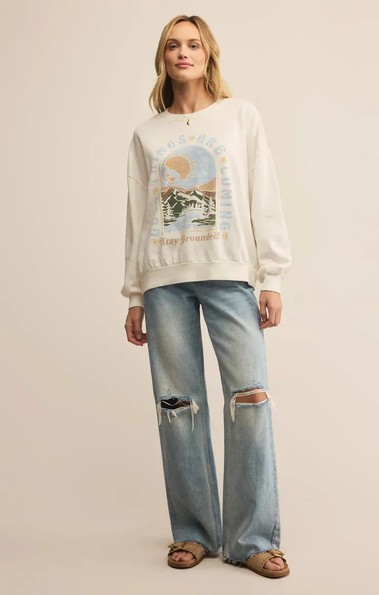 Grounded Sunday Sweatshirt sold by Bella Chic product image thumbnail 4