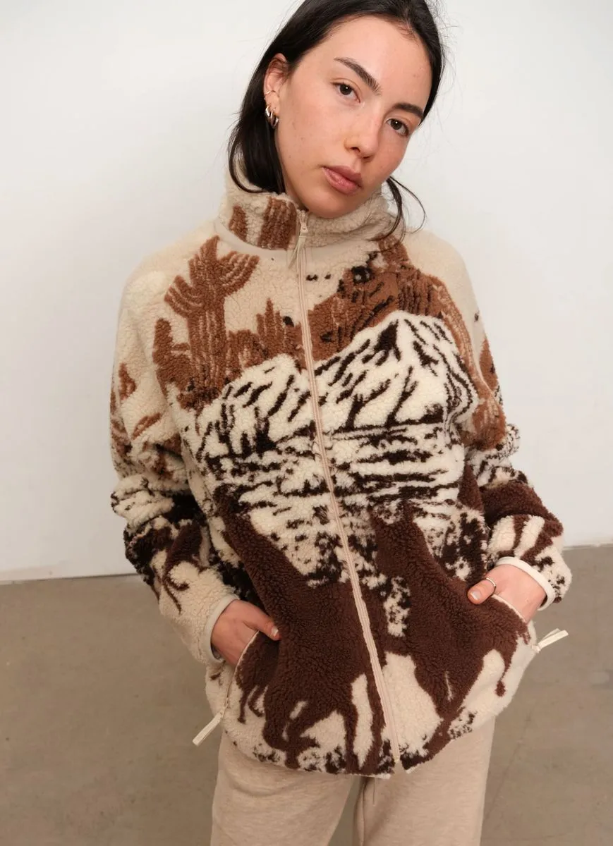 Printed Sherpa Fleece sold by Bella Chic product image thumbnail 3