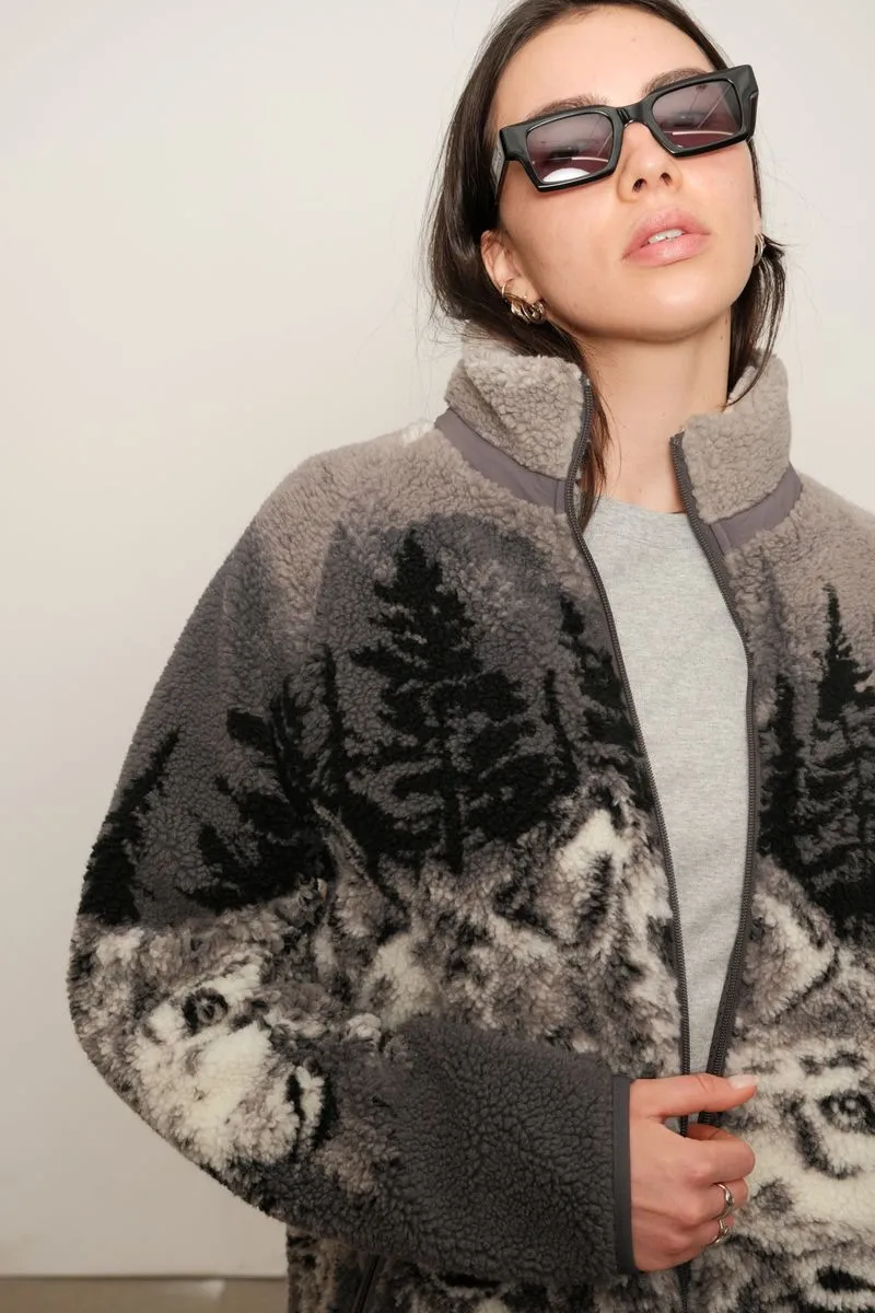 Printed Sherpa Fleece sold by Bella Chic product image thumbnail 5