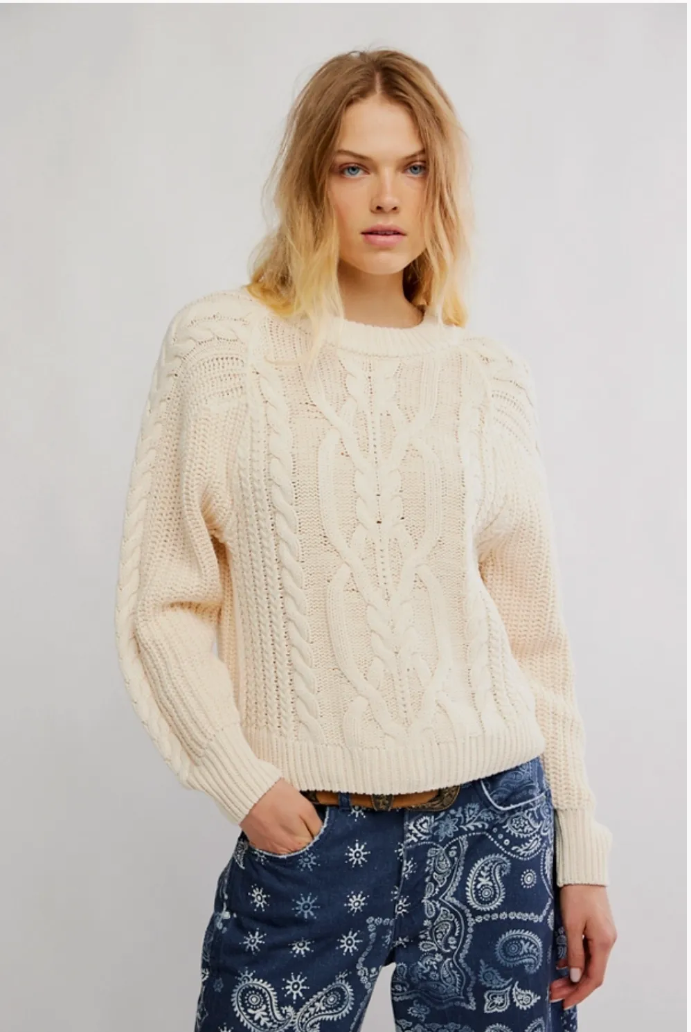 Frankie Cable Sweater sold by Bella Chic product image thumbnail 5