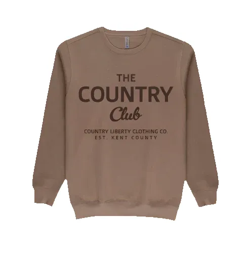 Country Club Crewneck sold by Bella Chic