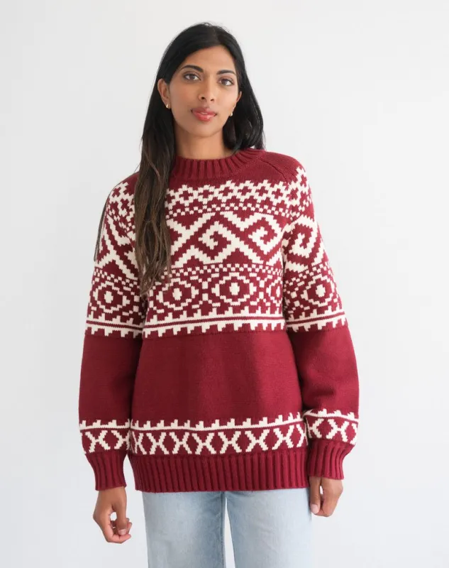 Fair Isle Sweater sold by Bella Chic