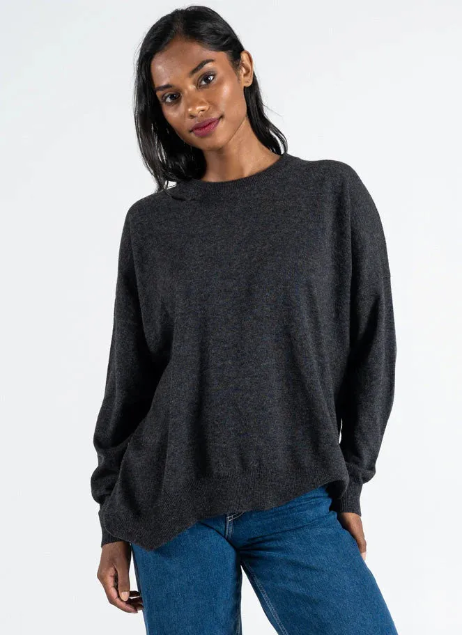 Relaxed Fit Crew Neck sold by Bella Chic
