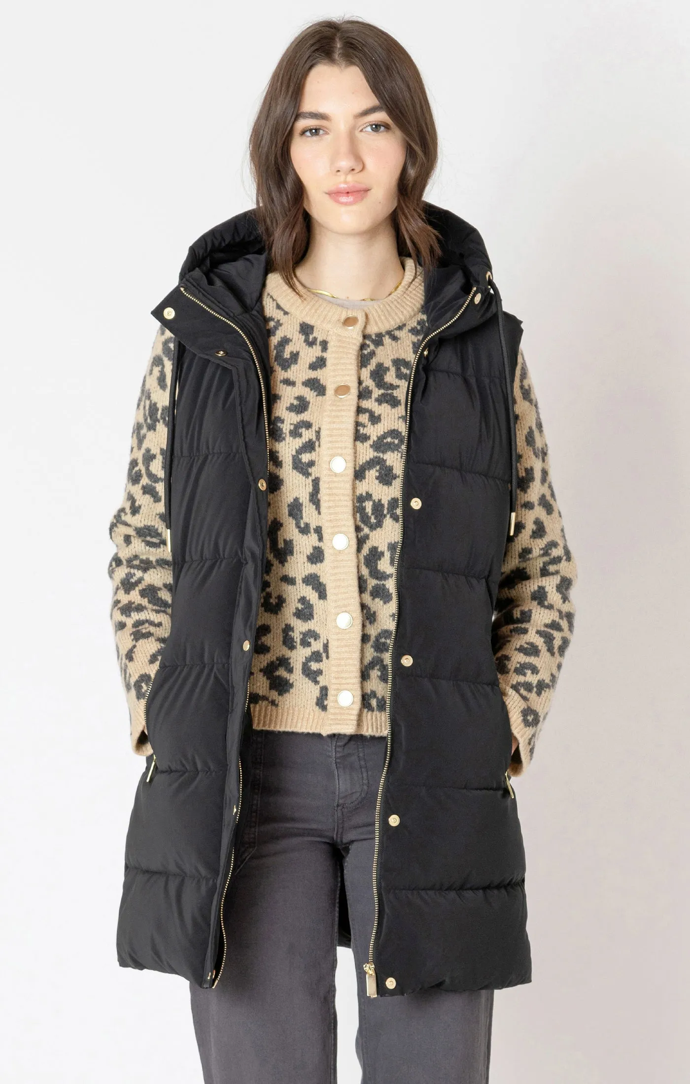 Hooded Puffer Vest sold by Bella Chic product image thumbnail 3