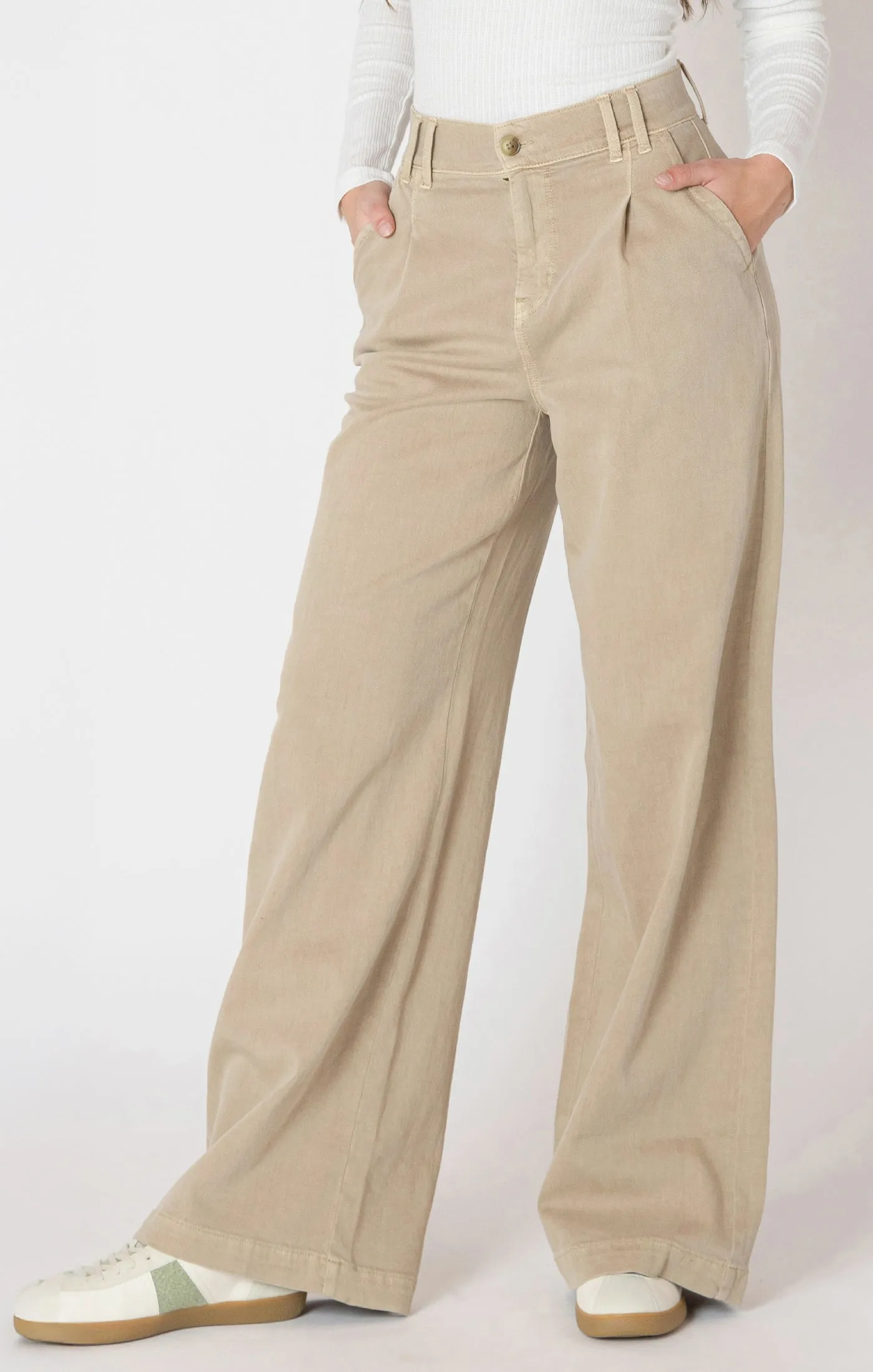 Flowy Twill Trouser sold by Bella Chic product image thumbnail 3