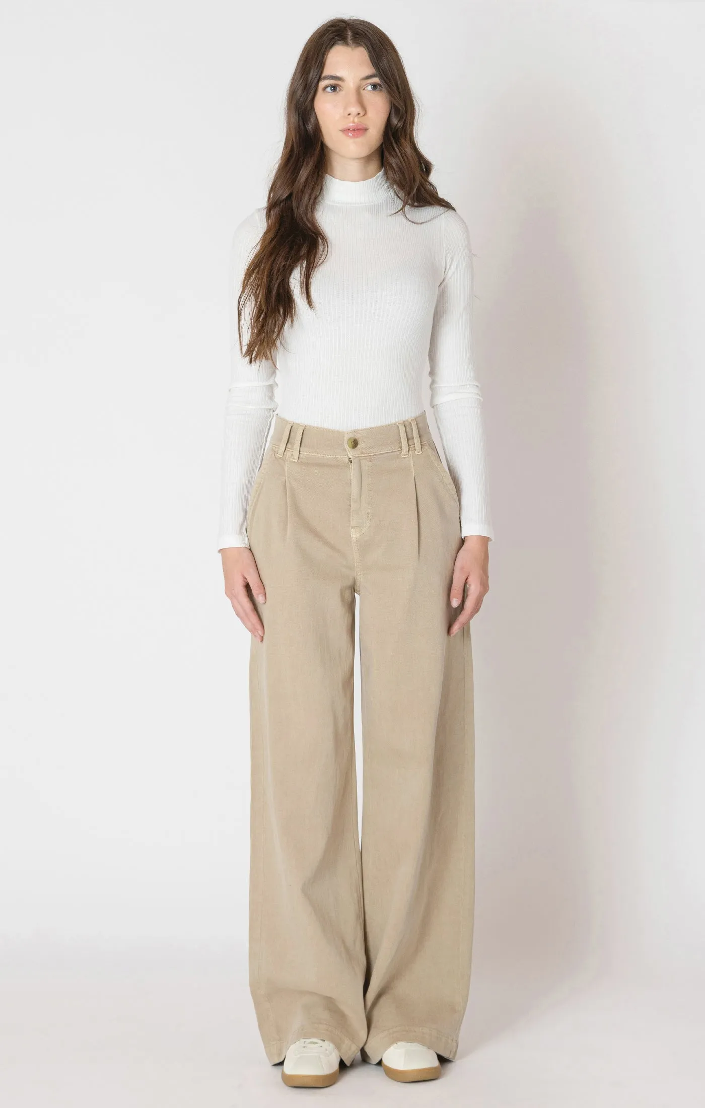 Flowy Twill Trouser sold by Bella Chic