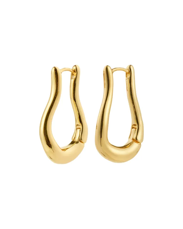 Unfold Hoop Earrings sold by Bella Chic