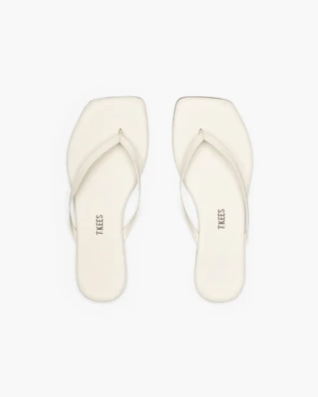 Square Toe Lily Flip Flop made by TKEES