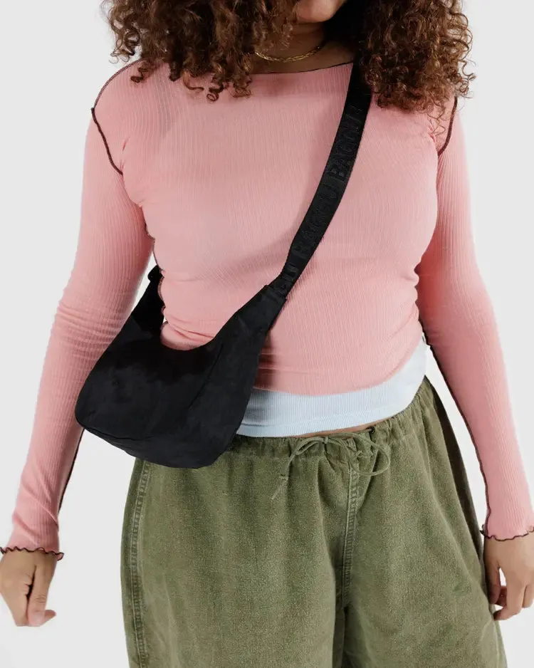 Small Nylon Crescent Bag sold by Bella Chic product image thumbnail 4