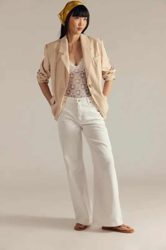 Stride Straight n' Wide Jeans sold by Bella Chic