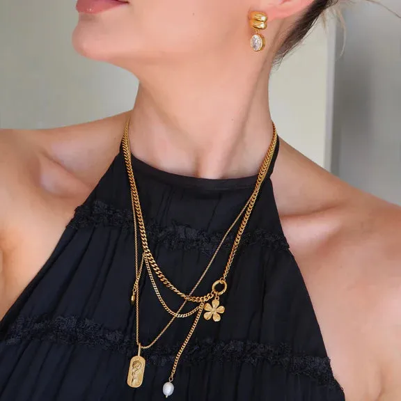 Rose Necklace sold by Bella Chic product image thumbnail 3